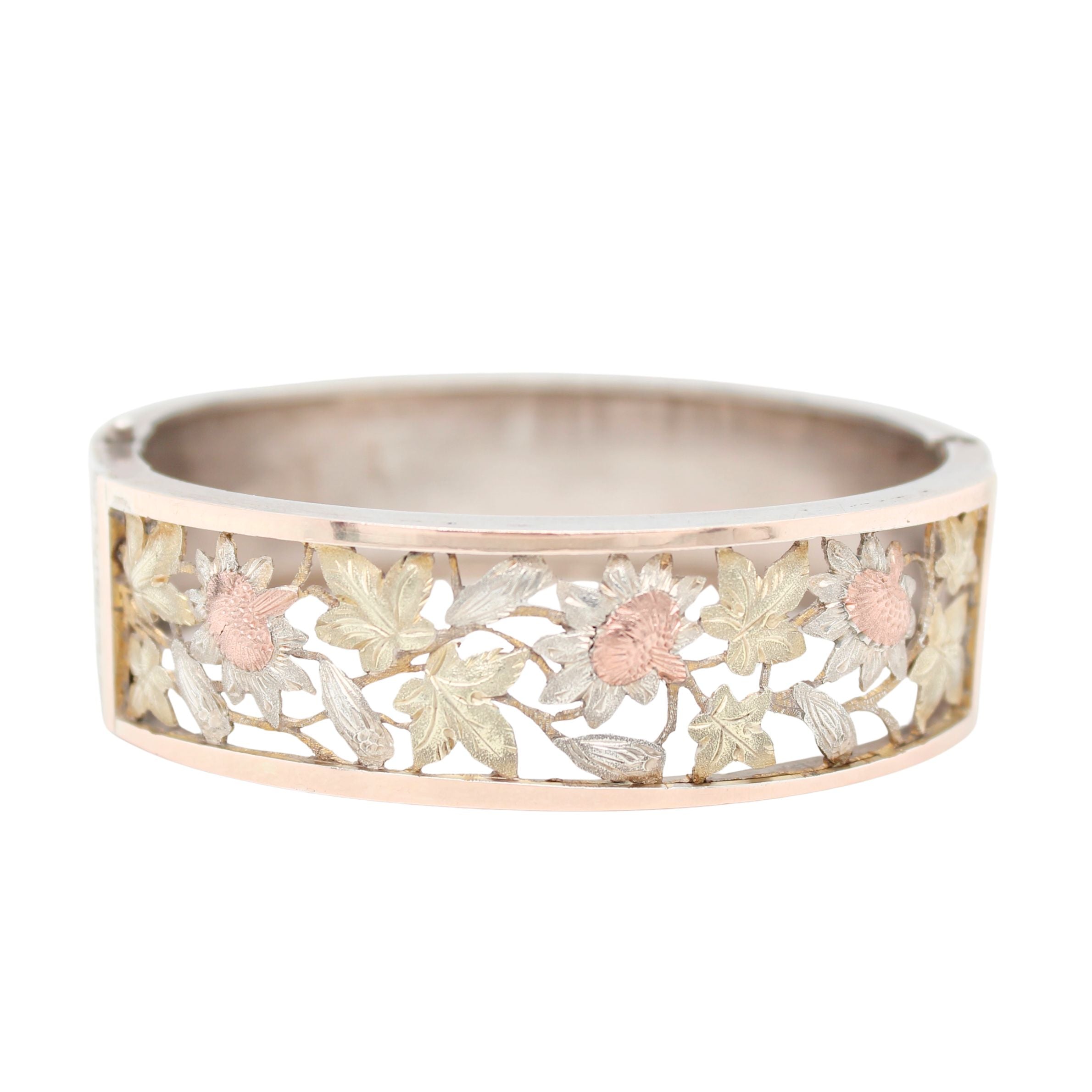 Victorian Silver Bangle-Charlotte Sayers Antique Jewellery