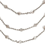 Victorian Silver Guard Chain-Charlotte Sayers Antique Jewellery