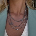 Victorian Silver Guard Chain-Charlotte Sayers Antique Jewellery