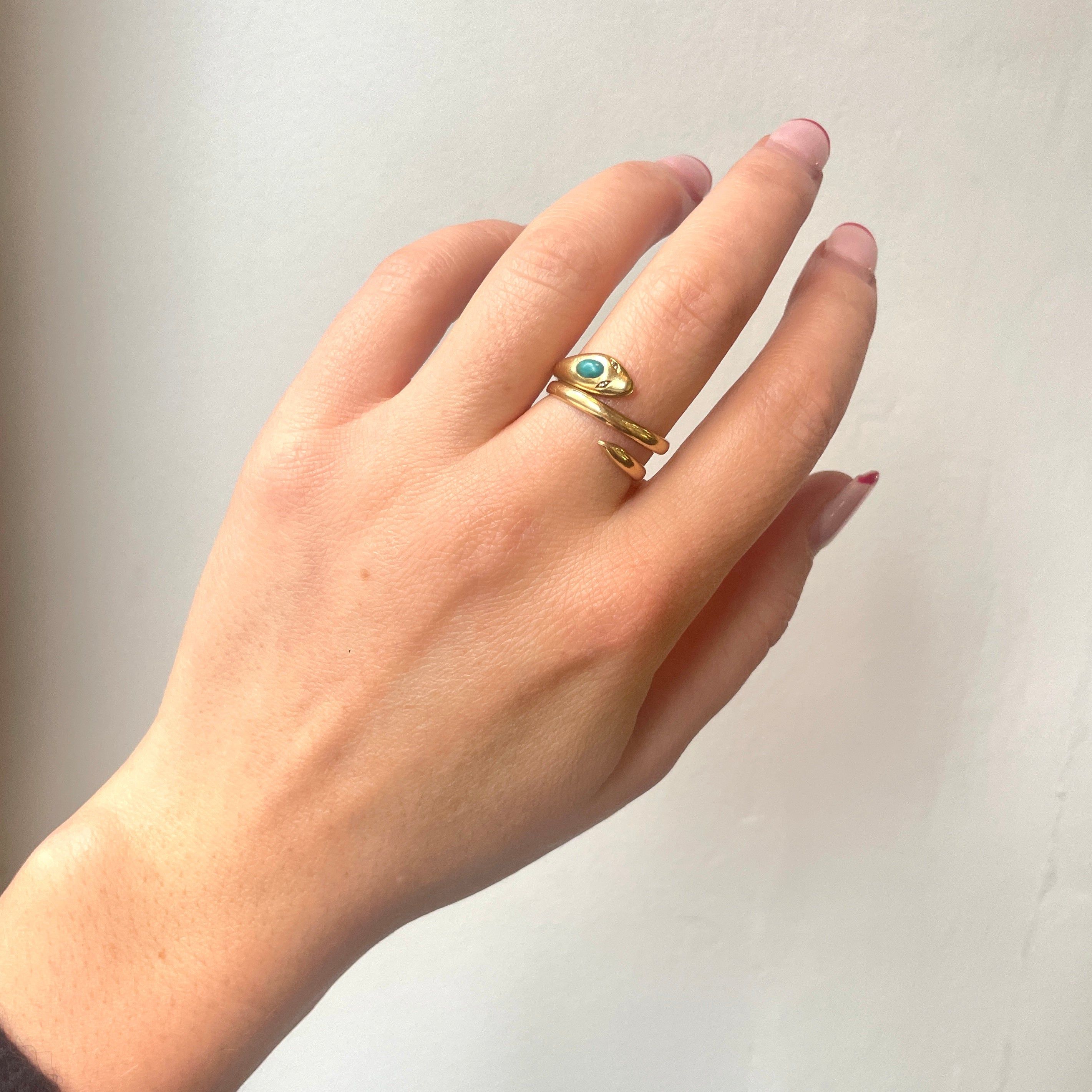 Victorian Snake Ring-Charlotte Sayers Antique Jewellery