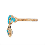 Victorian Snake Turquoise Ring-Charlotte Sayers Antique Jewellery