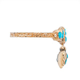 Victorian Snake Turquoise Ring-Charlotte Sayers Antique Jewellery
