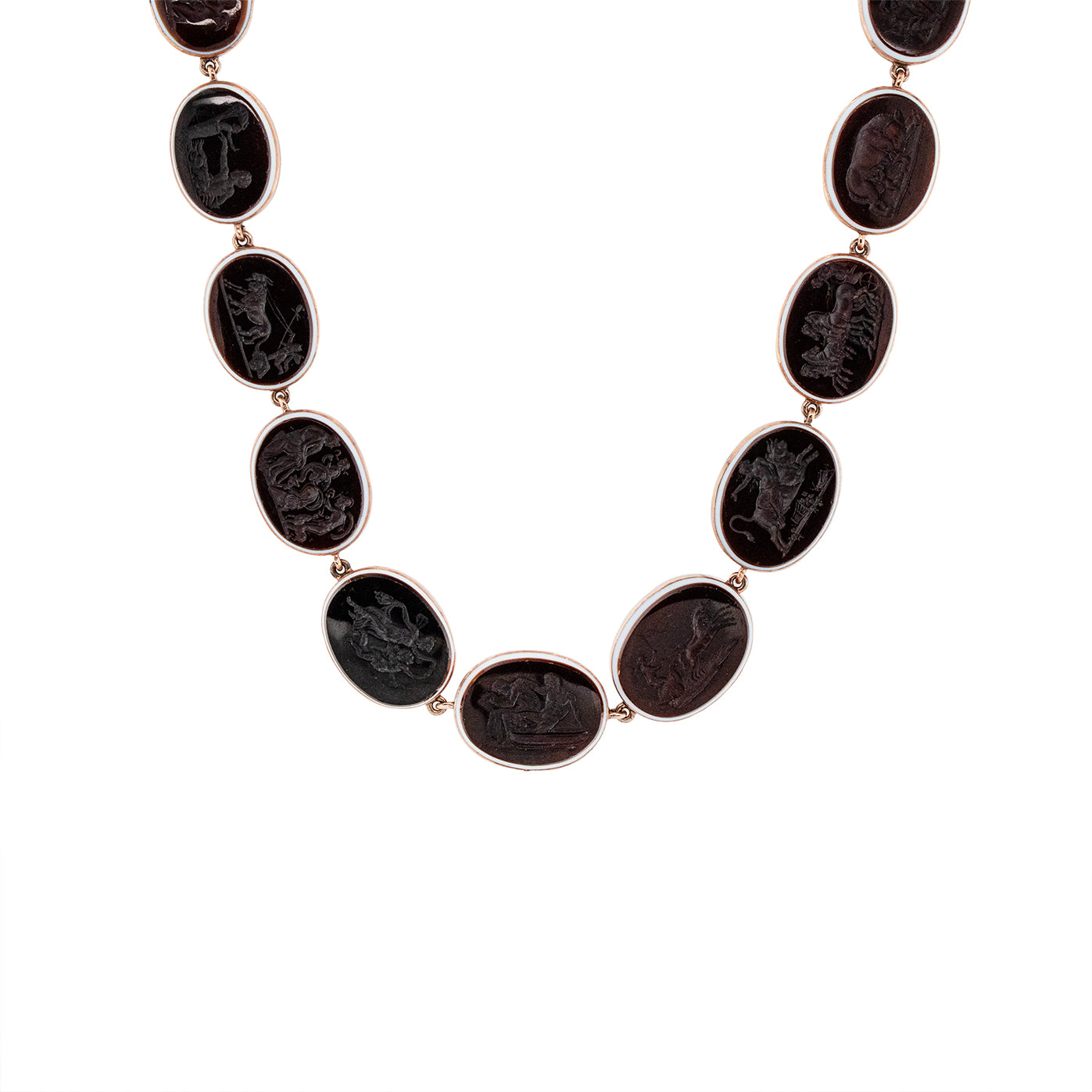 Victorian Tassie Necklace-Charlotte Sayers Antique Jewellery