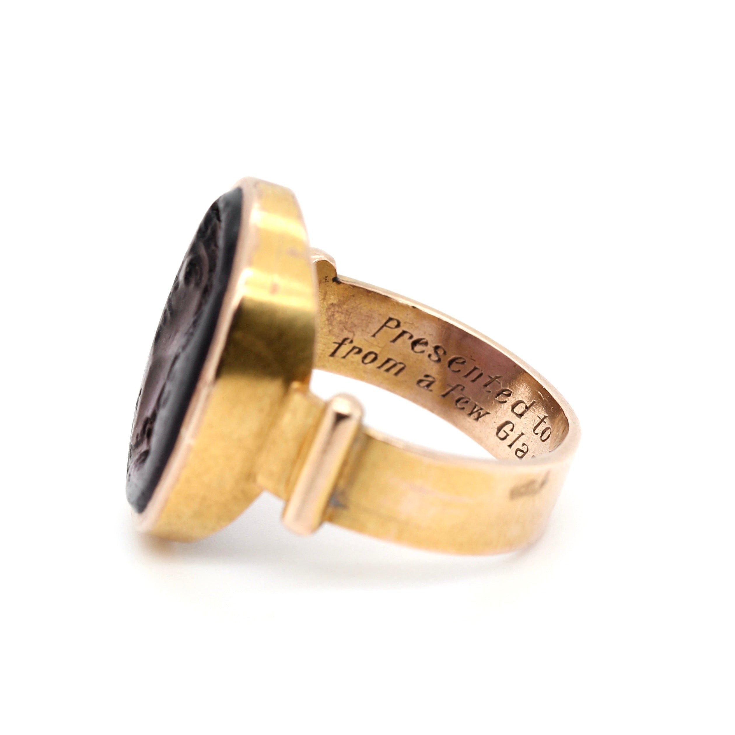 Victorian Tassie Ring-Charlotte Sayers Antique Jewellery