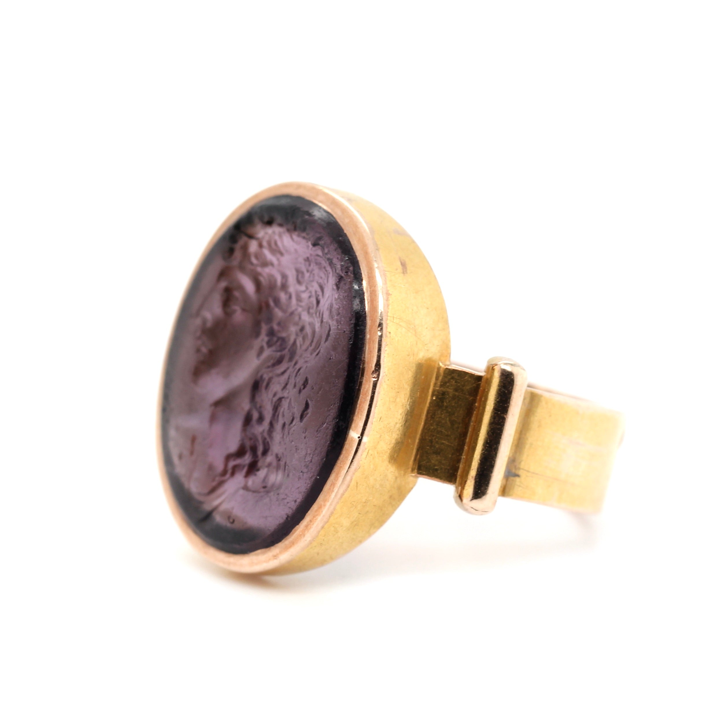 Victorian Tassie Ring-Charlotte Sayers Antique Jewellery