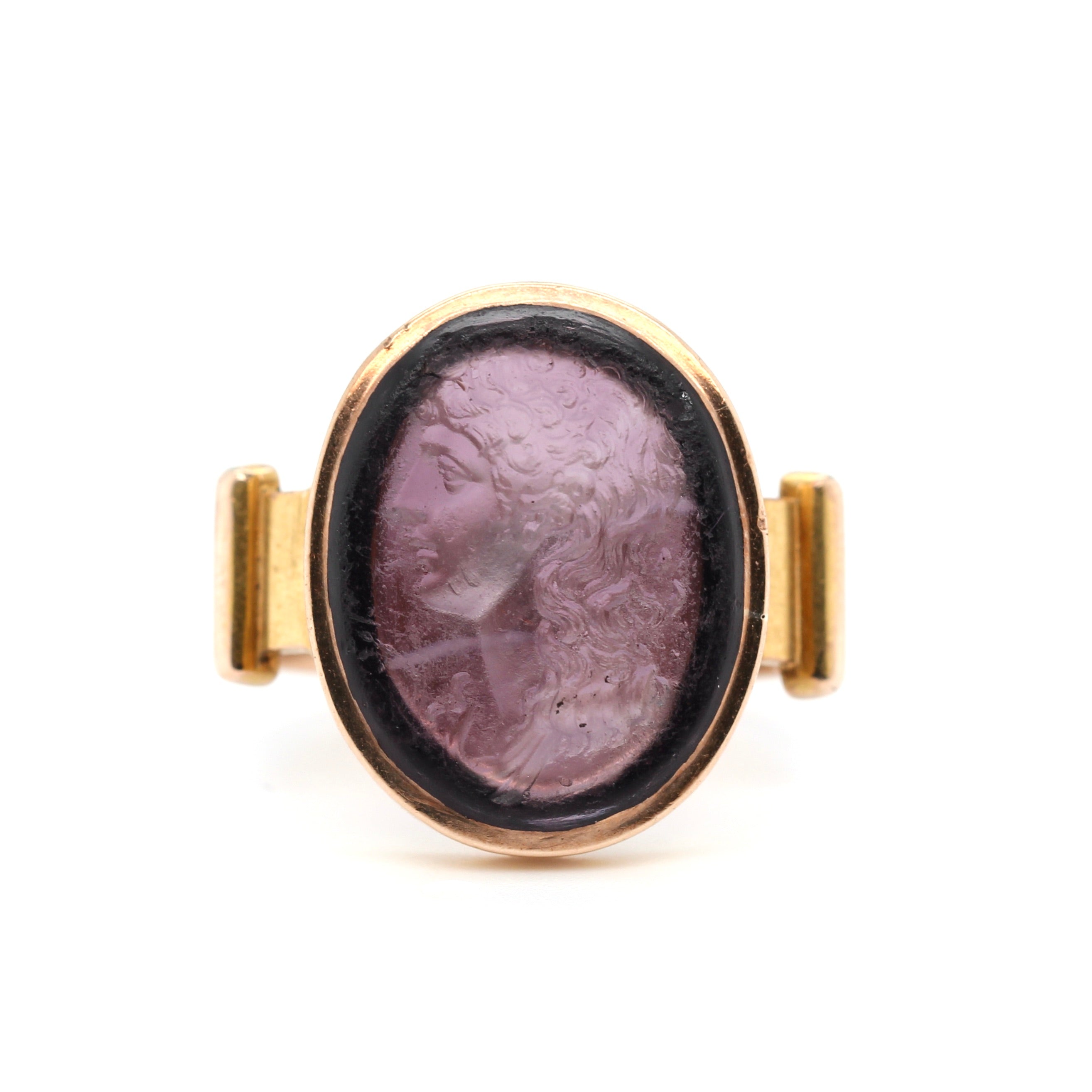 Victorian Tassie Ring-Charlotte Sayers Antique Jewellery