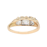 Victorian Three Stone Diamond Ring-Charlotte Sayers Antique Jewellery