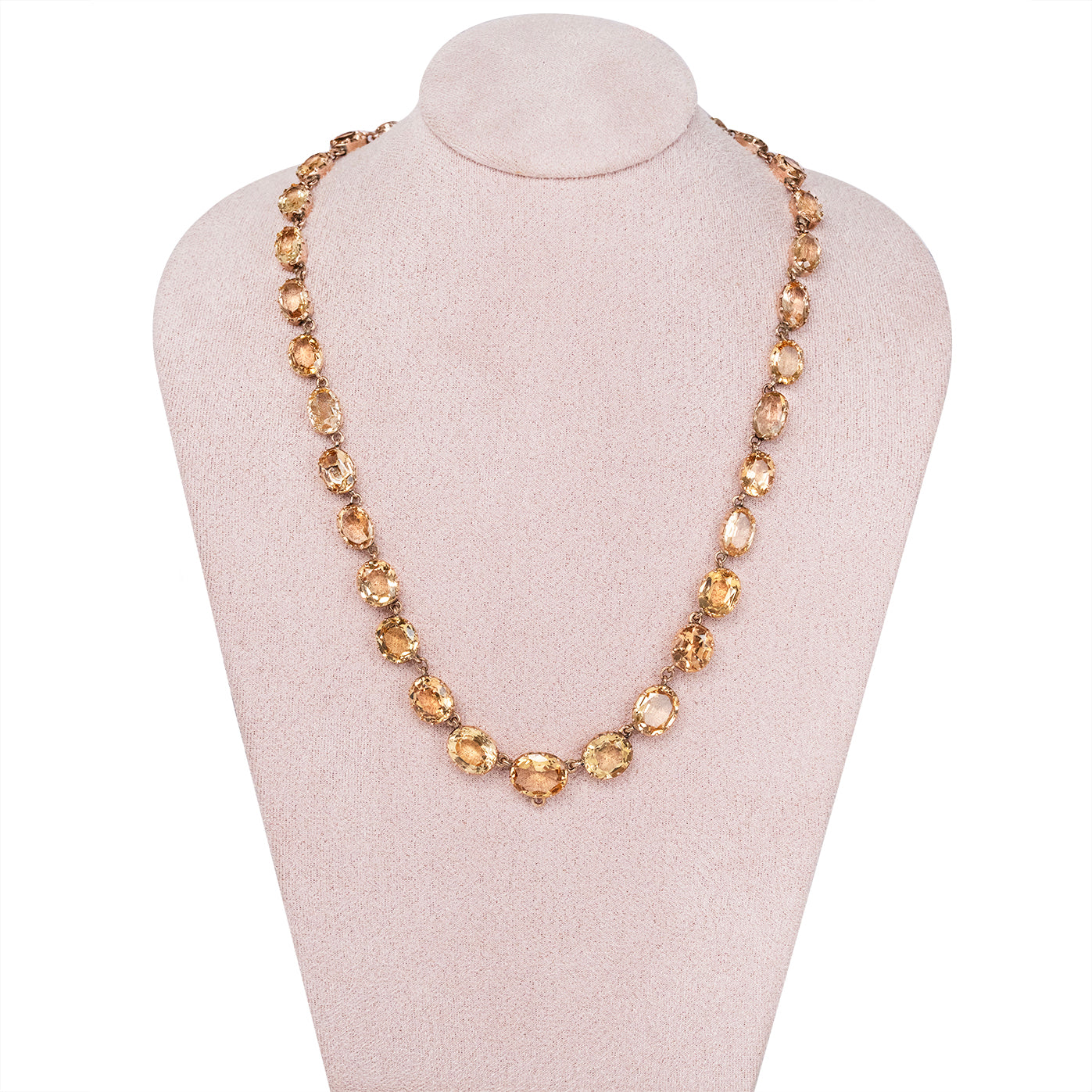 Victorian Topaz Rivière-Charlotte Sayers Antique Jewellery