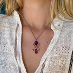 Victorian Topaz and Amethyst Pendant-Charlotte Sayers Antique Jewellery
