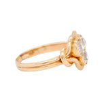 Victorian Trefoil Ring-Charlotte Sayers Antique Jewellery