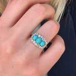 Victorian Turquoise Ring-Charlotte Sayers Antique Jewellery