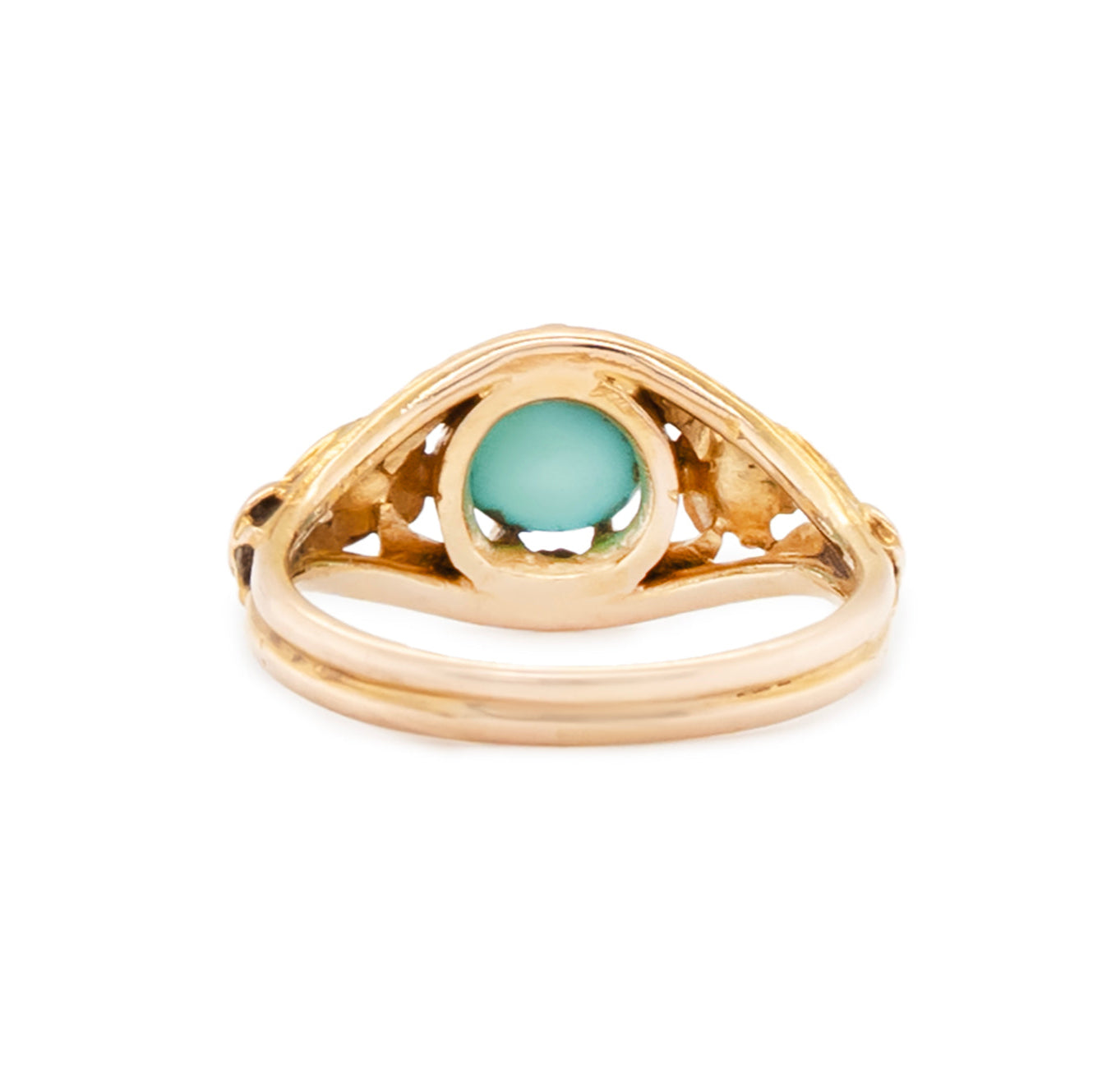 Victorian Turquoise Ring-Charlotte Sayers Antique Jewellery