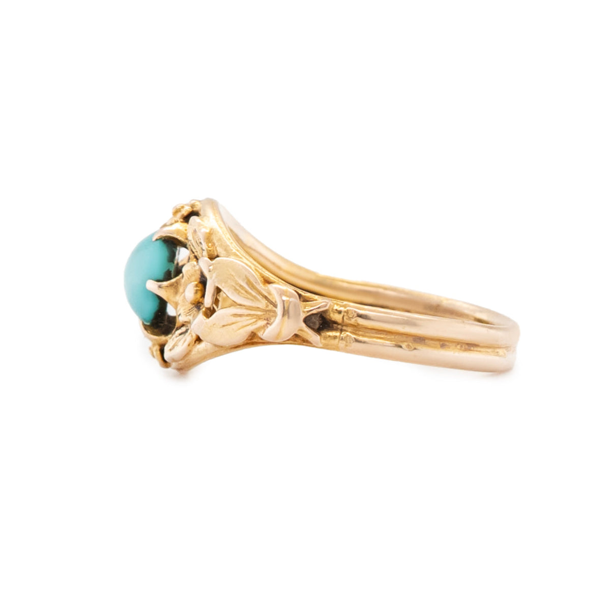 Victorian Turquoise Ring-Charlotte Sayers Antique Jewellery