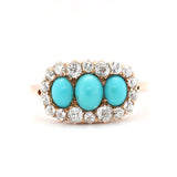 Victorian Turquoise Ring-Charlotte Sayers Antique Jewellery