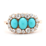 Victorian Turquoise Ring-Charlotte Sayers Antique Jewellery