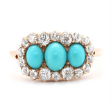 Victorian Turquoise Ring-Charlotte Sayers Antique Jewellery