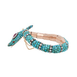 Victorian Turquoise Snake Bangle-Charlotte Sayers Antique Jewellery