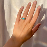 Victorian Turquoise and Diamond Ring-Charlotte Sayers Antique Jewellery