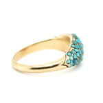 Victorian Turquoise and Diamond Ring-Charlotte Sayers Antique Jewellery