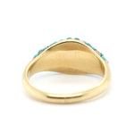 Victorian Turquoise and Diamond Ring-Charlotte Sayers Antique Jewellery