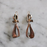 Victorian Turquoise and Natural Pearl Bow Suite-Charlotte Sayers Antique Jewellery