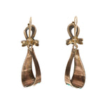 Victorian Turquoise and Pearl Earring and Brooch Suite-Charlotte Sayers Antique Jewellery