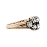 Victorian Two Row Diamond Ring-Charlotte Sayers Antique Jewellery