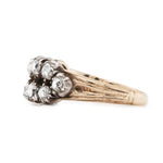 Victorian Two Row Diamond Ring-Charlotte Sayers Antique Jewellery