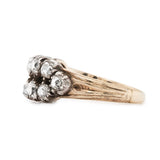 Victorian Two Row Diamond Ring-Charlotte Sayers Antique Jewellery