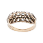 Victorian Two Row Diamond Ring-Charlotte Sayers Antique Jewellery