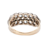 Victorian Two Row Diamond Ring-Charlotte Sayers Antique Jewellery