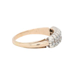 Victorian Two Row Old Cut Diamond Ring-Charlotte Sayers Antique Jewellery