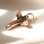 Victorian Winged Phallus Charm-Charlotte Sayers Antique Jewellery