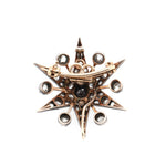 Victorian diamond star brooch/pendant-Charlotte Sayers Antique Jewellery