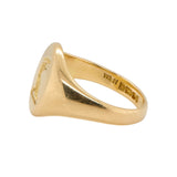 Vintage 18ct Gold Signet Ring-Charlotte Sayers Antique Jewellery