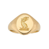 Vintage 18ct Gold Signet Ring-Charlotte Sayers Antique Jewellery