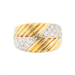 Vintage 18ct Gold and Diamond ring-Charlotte Sayers Antique Jewellery