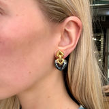 Vintage Bulgari Earrings-Charlotte Sayers Antique Jewellery