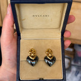 Vintage Bulgari Earrings-Charlotte Sayers Antique Jewellery