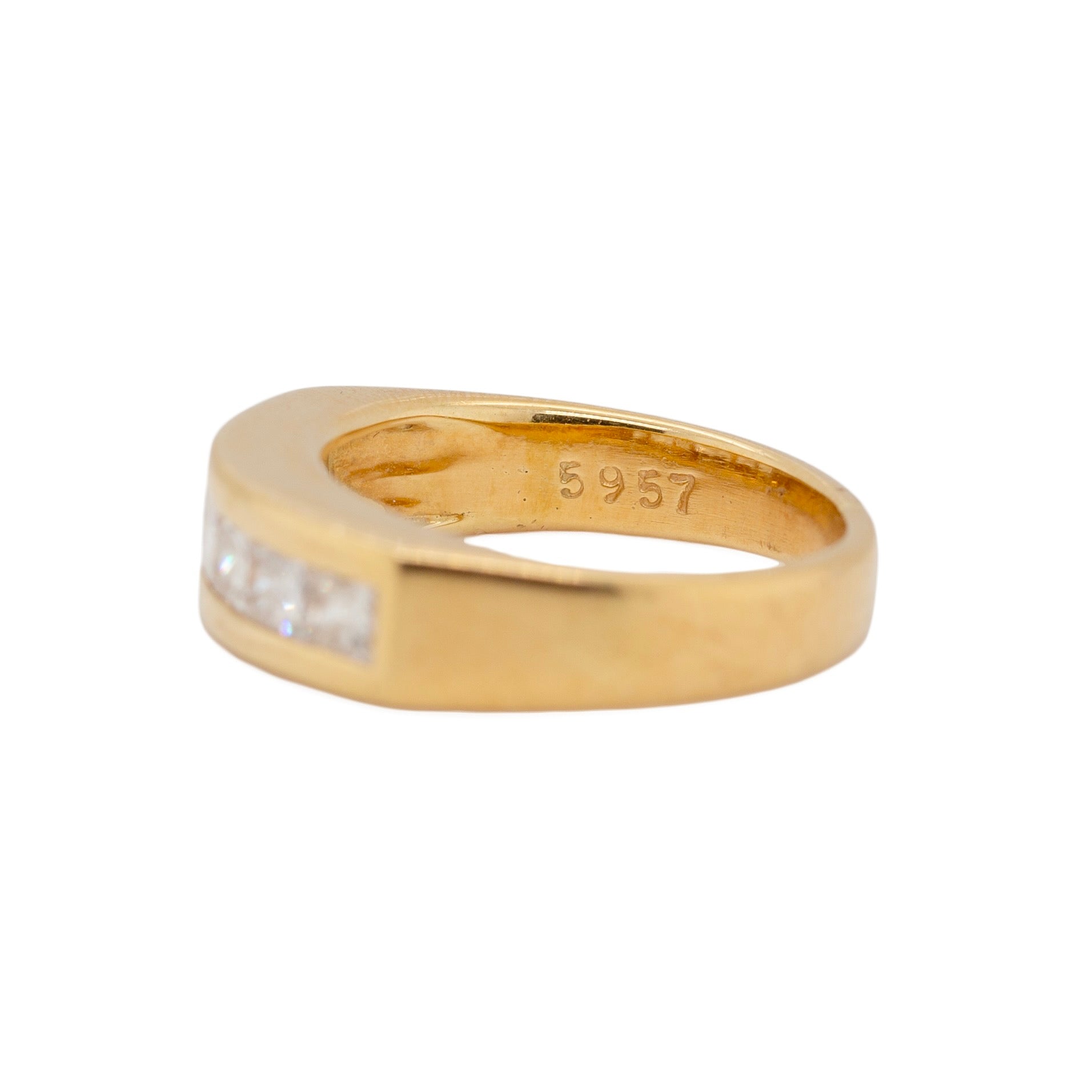 Vintage Diamond Band Ring-Charlotte Sayers Antique Jewellery