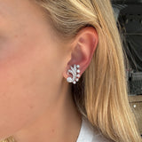 Vintage Diamond Earrings-Charlotte Sayers Antique Jewellery