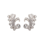 Vintage Diamond Earrings-Charlotte Sayers Antique Jewellery