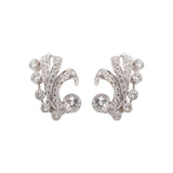 Vintage Diamond Earrings-Charlotte Sayers Antique Jewellery