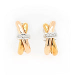 Vintage Diamond Earrings-Charlotte Sayers Antique Jewellery