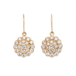 Vintage Diamond Earrings-Charlotte Sayers Antique Jewellery