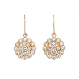 Vintage Diamond Earrings-Charlotte Sayers Antique Jewellery