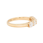 Vintage Diamond Five Stone Ring-Charlotte Sayers Antique Jewellery