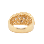 Vintage Diamond Flower Ring-Charlotte Sayers Antique Jewellery