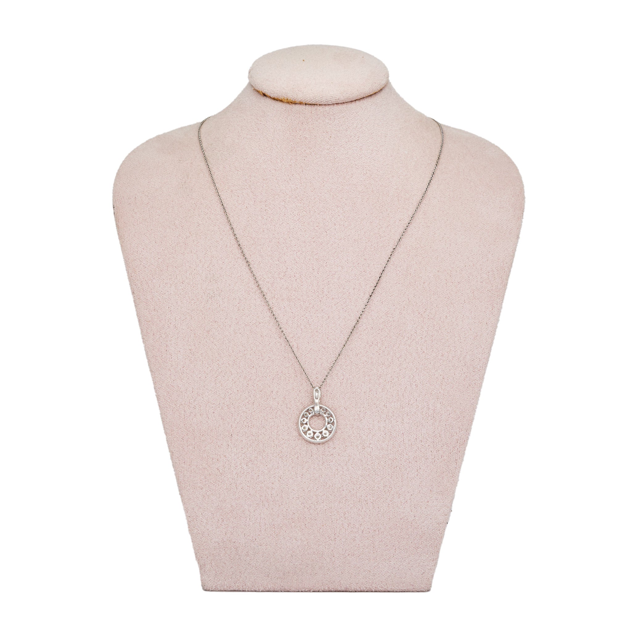 Vintage Diamond Pendant-Charlotte Sayers Antique Jewellery