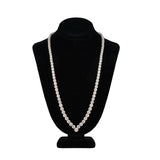 Vintage Diamond Tennis Necklace-Charlotte Sayers Antique Jewellery